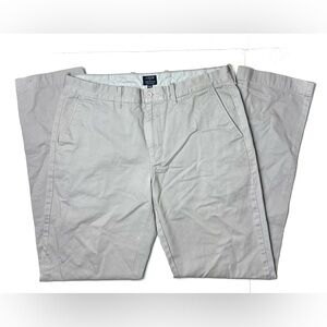 J.Crew The Sutton Mens‎ 34 X 34 Pants Gray Chino Pant 100% Cotton Dress Business